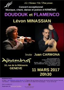 DOUDOUK ET FLAMENCO - Lévon MINASSIAN invite Juan CARMONA @ ALHAMBRA | Genève | Genève | Switzerland