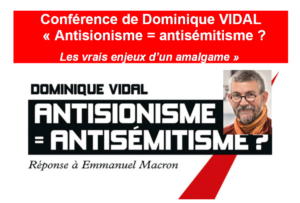 L’antisionisme, une forme d’antisémitisme? Conférence-débat avec Dominique Vidal @ Maison des associations, salle Gandhi, Genève | Genève | Genève | Switzerland